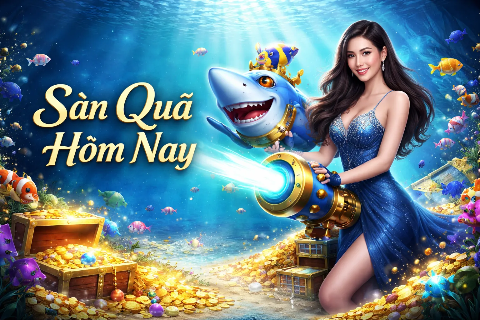 Hình ảnh hướng dẫn chơi bắn cá