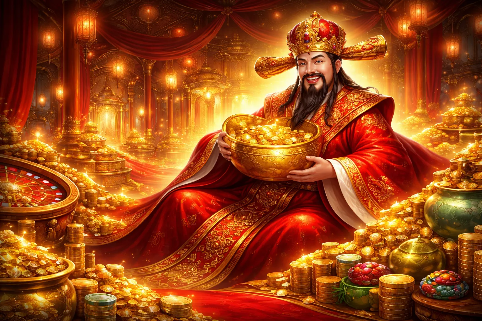 Bàn chơi Blackjack với chip và quân bài
