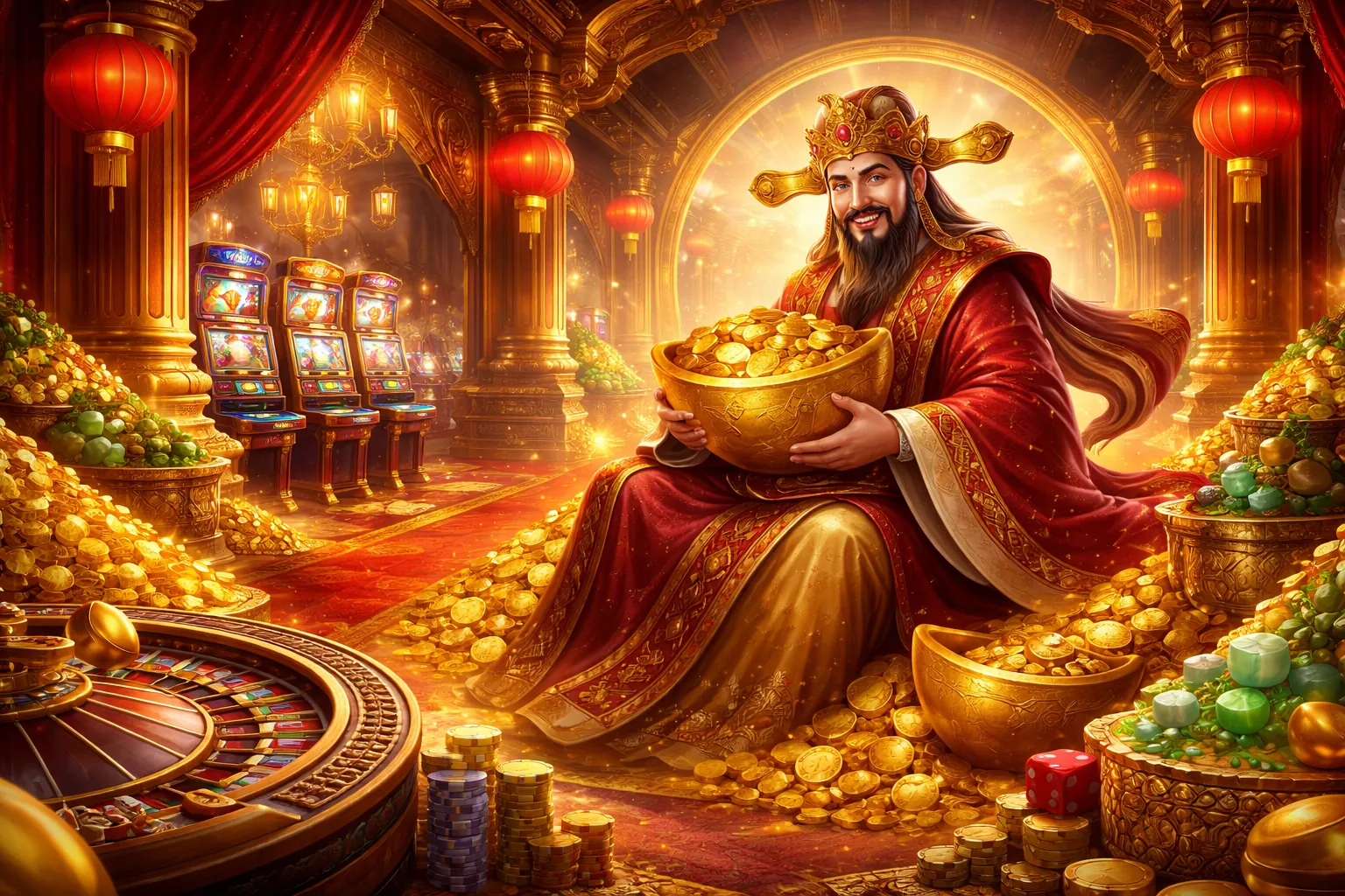 Máy slot chủ đề kim cương