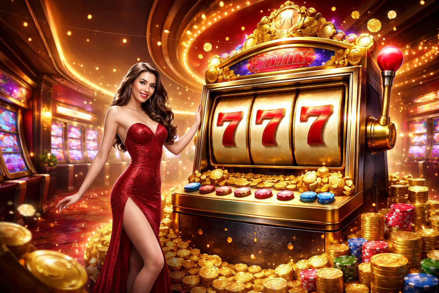 Đấu trường đá gà với hai con gà chiến