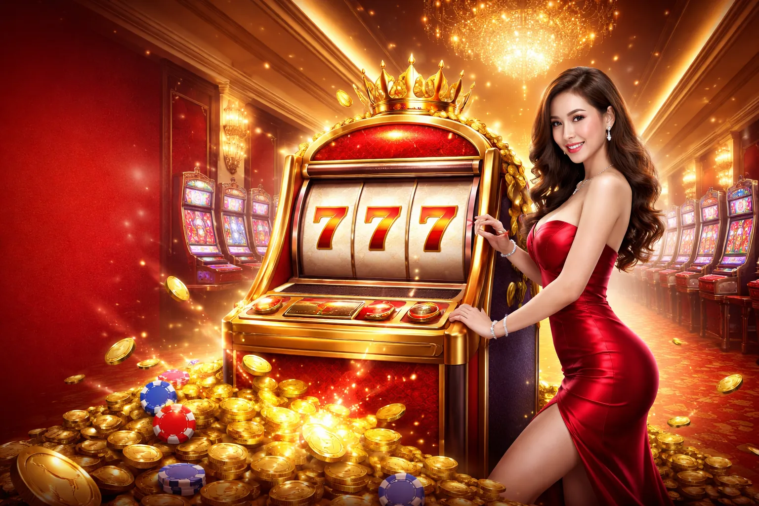 Máy slot chủ đề không gian